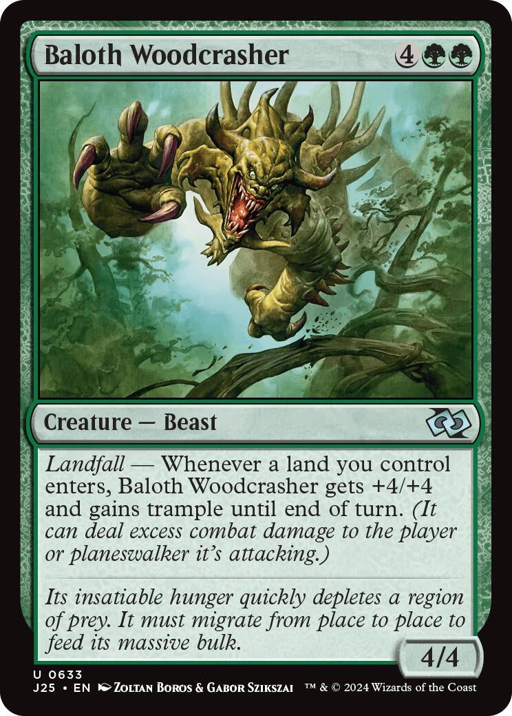 Image for Baloth Woodcrasher (633) (J25) - Magic: The Gathering