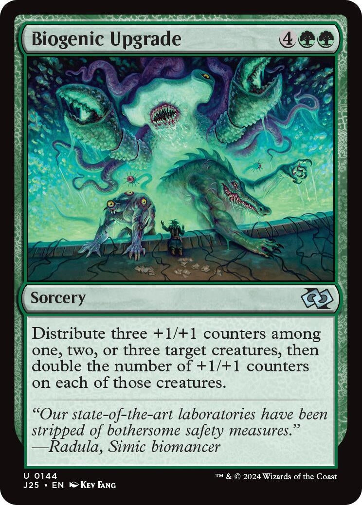 Image for Biogenic Upgrade (144) (J25) - Magic: The Gathering