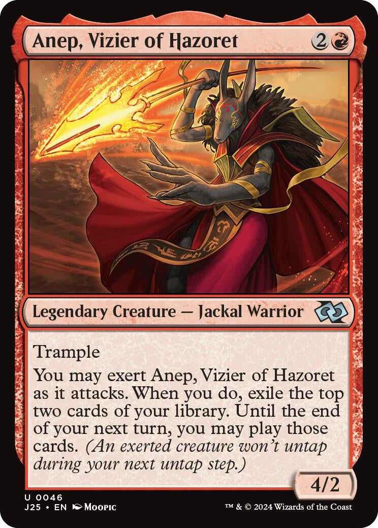 Image for Anep, Vizier of Hazoret (Anime) (46) (J25) - Magic: The Gathering