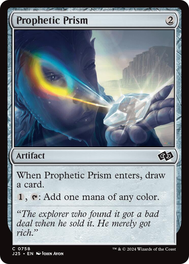 Image for Prophetic Prism (758) (J25) - Magic: The Gathering