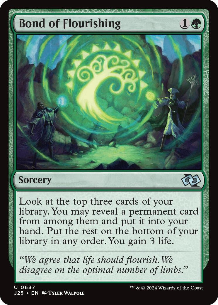 Image for Bond of Flourishing (637) (J25) - Magic: The Gathering