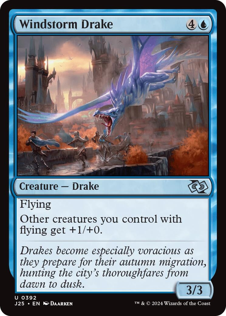 Image for Windstorm Drake (392) (J25) - Magic: The Gathering