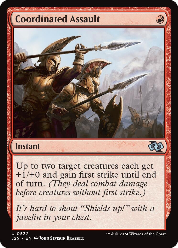 Image for Coordinated Assault (532) (J25) - Magic: The Gathering