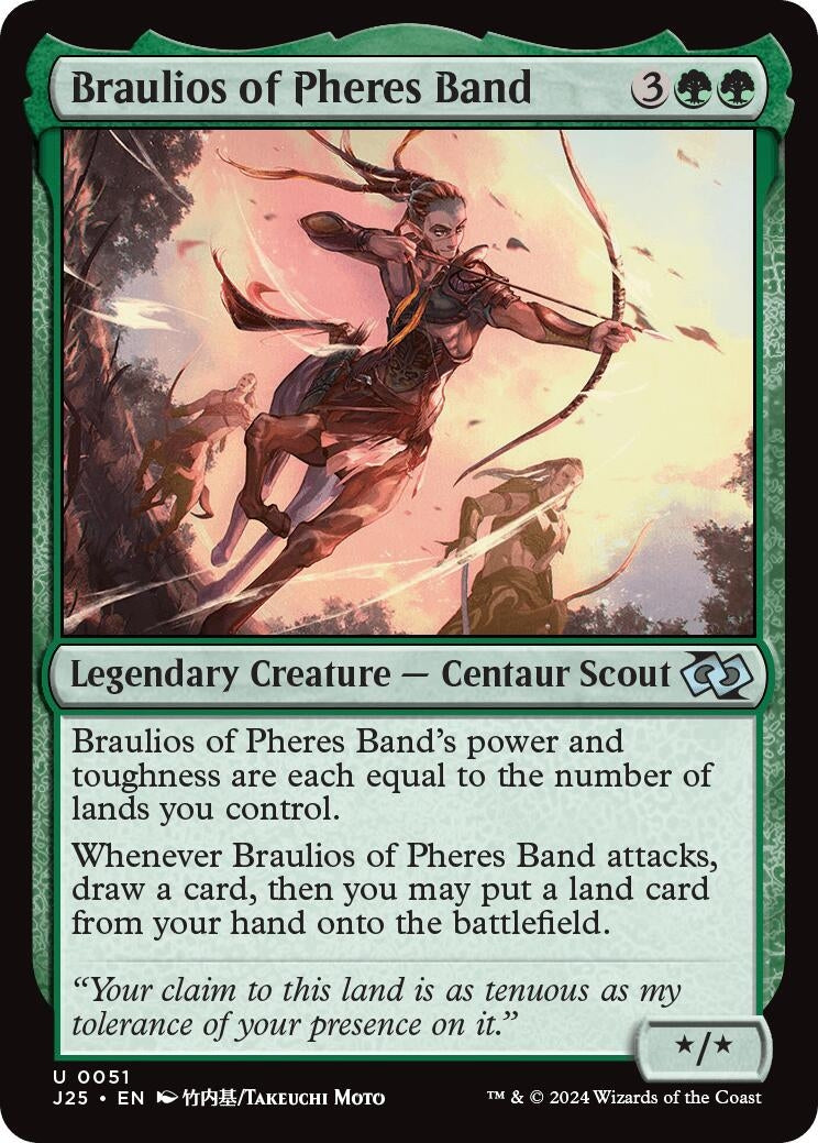 Image for Braulios of Pheres Band (Anime) (51) (J25) - Magic: The Gathering
