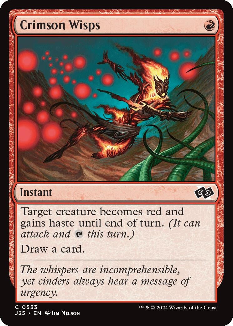Image for Crimson Wisps (533) (J25) - Magic: The Gathering