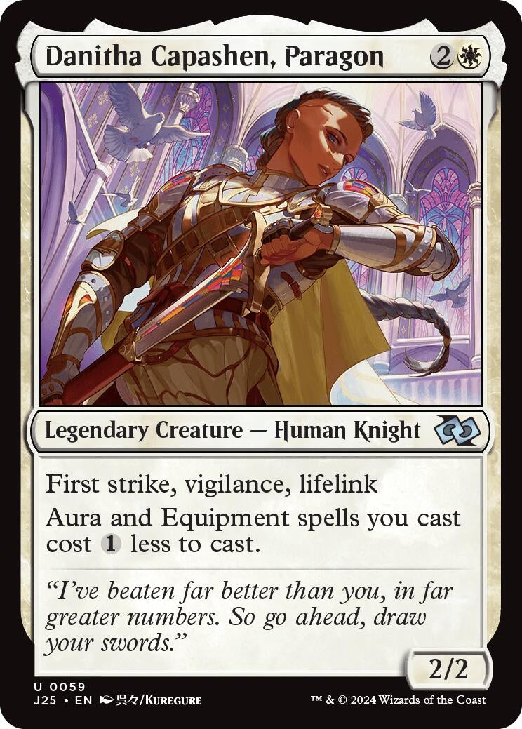 Image for Danitha Capashen, Paragon (Anime) (59) (J25) - Magic: The Gathering