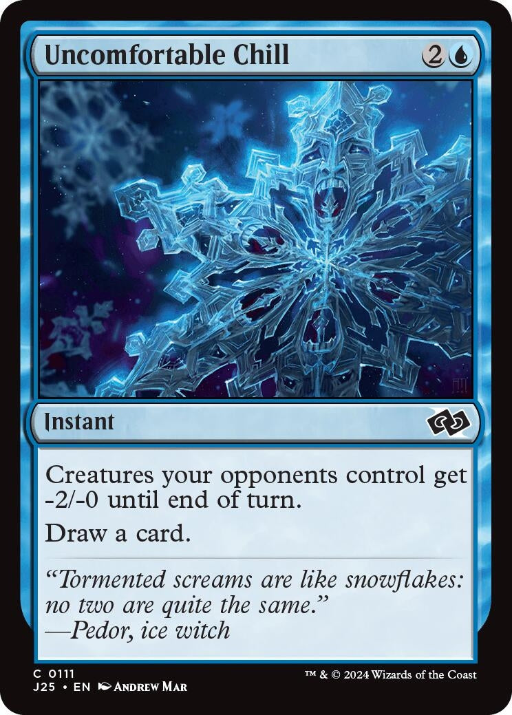 Image for Uncomfortable Chill (111) (J25) - Magic: The Gathering