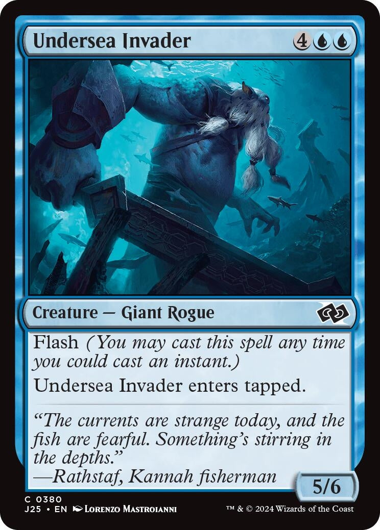 Image for Undersea Invader (380) (J25) - Magic: The Gathering