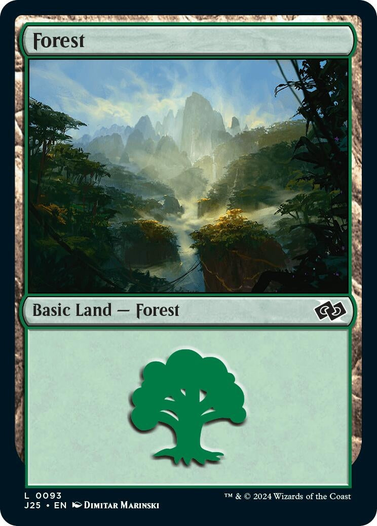Image for Forest (0093) (93) (J25) - Magic: The Gathering