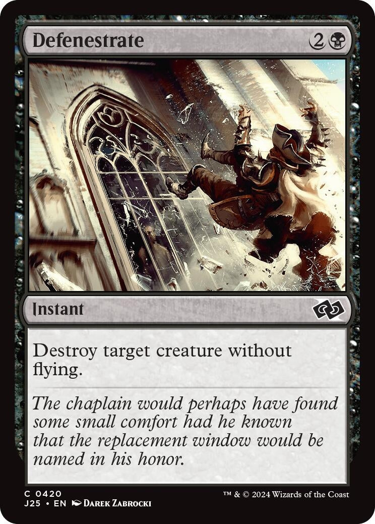 Image for Defenestrate (420) (J25) - Magic: The Gathering