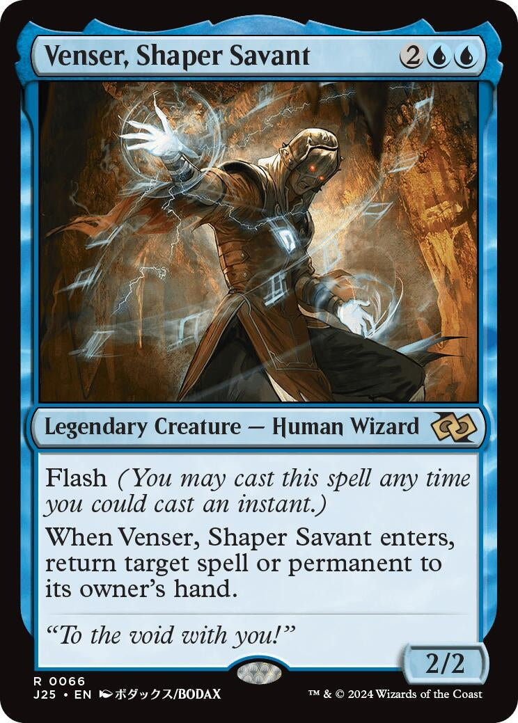 Image for Venser, Shaper Savant (Anime) (66) (J25) - Magic: The Gathering