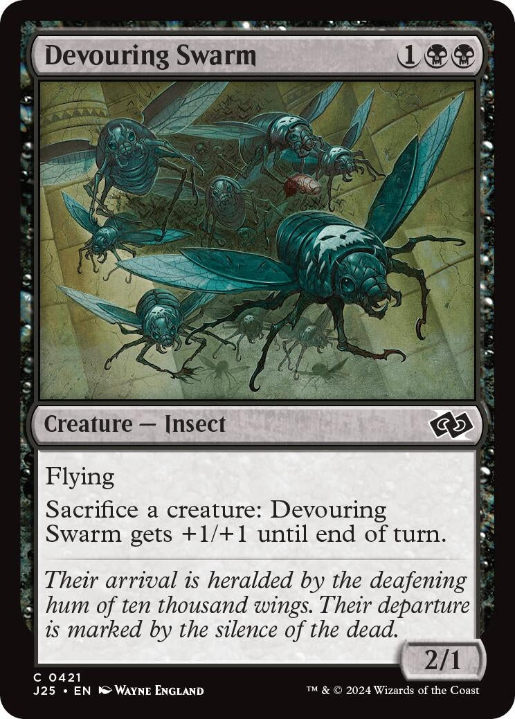 Image for Devouring Swarm (421) (J25) - Magic: The Gathering