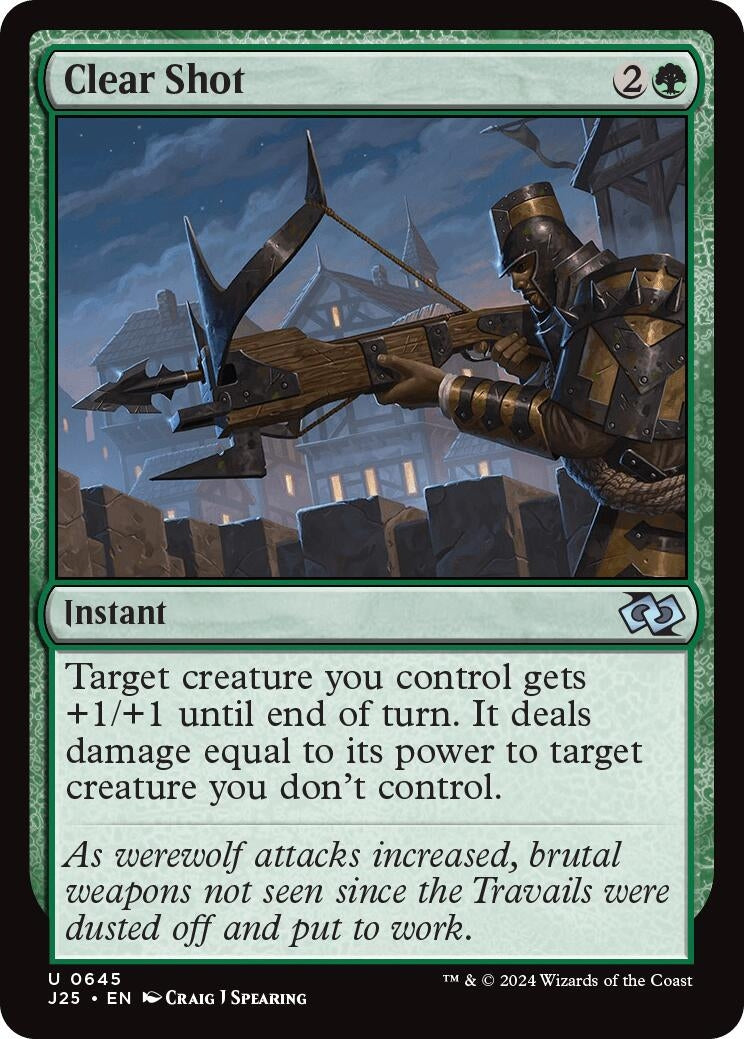 Image for Clear Shot (645) (J25) - Magic: The Gathering