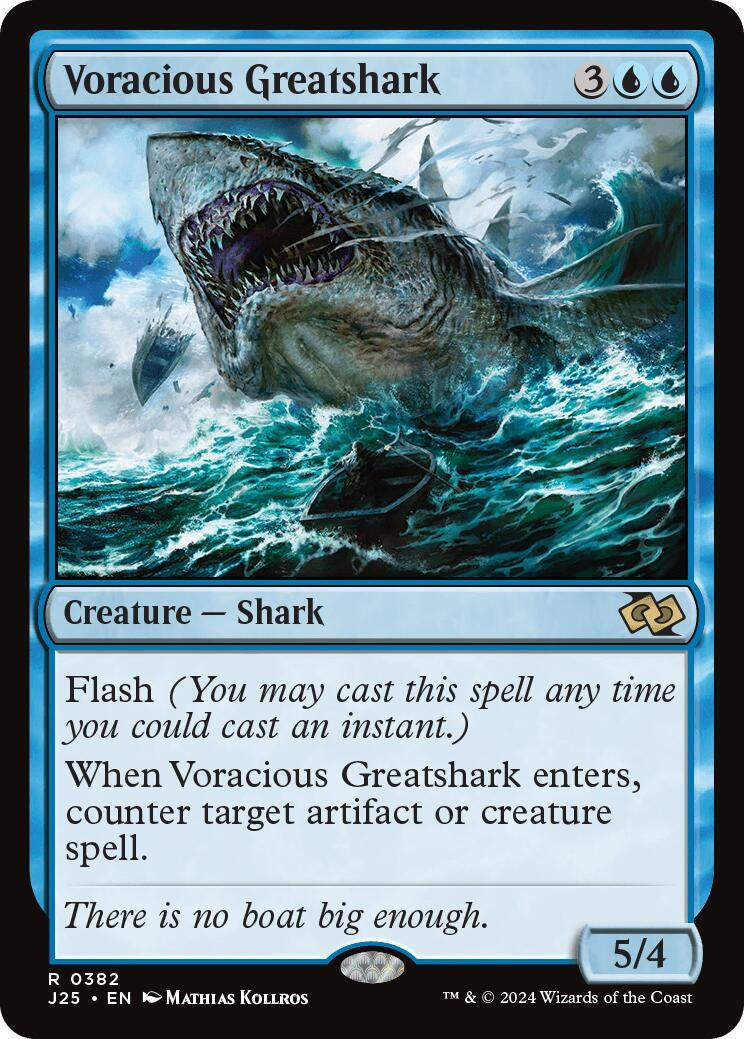 Image for Voracious Greatshark (382) (J25) - Magic: The Gathering