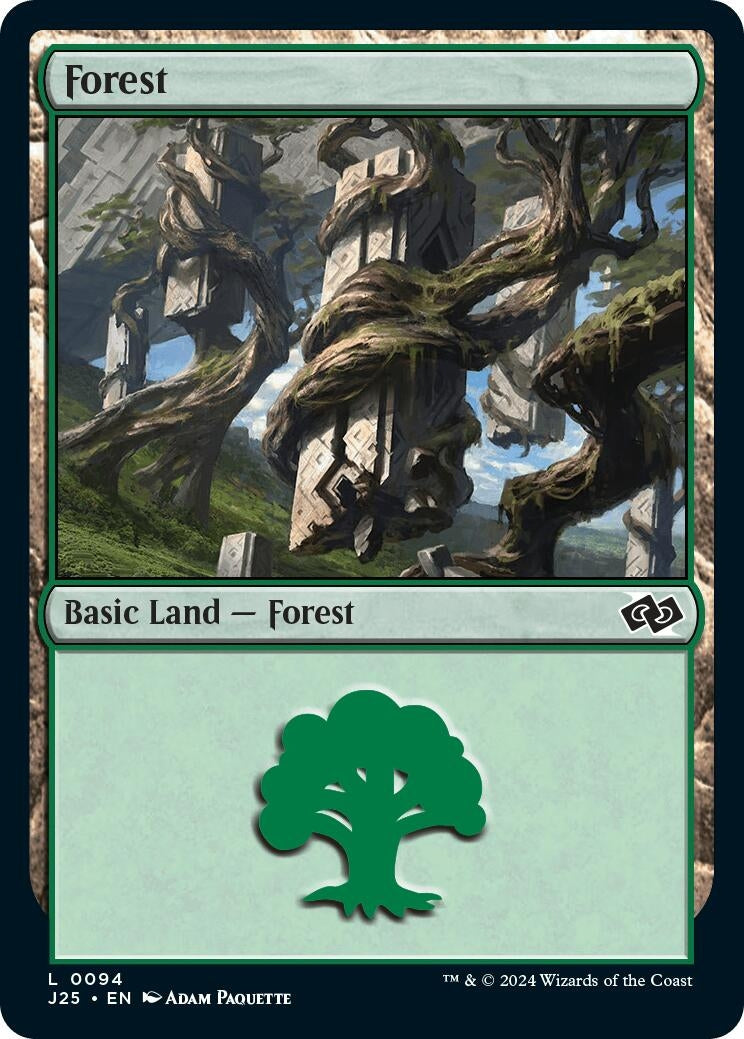 Image for Forest (0094) (94) (J25) - Magic: The Gathering