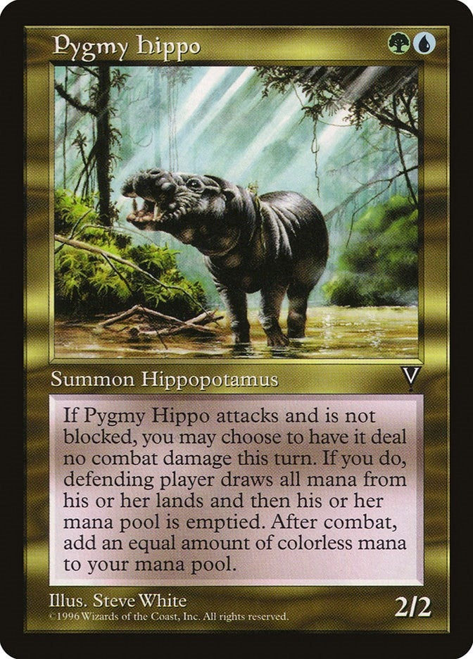 Image for Pygmy Hippo (VIS) - Magic: The Gathering
