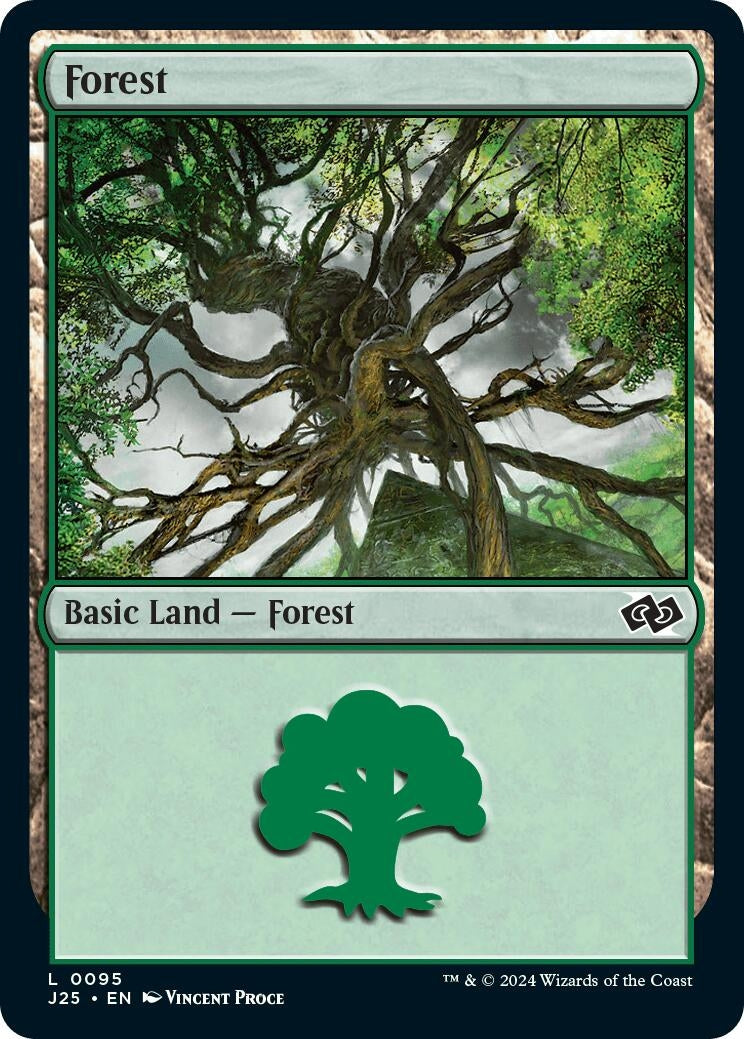 Image for Forest (0095) (95) (J25) - Magic: The Gathering