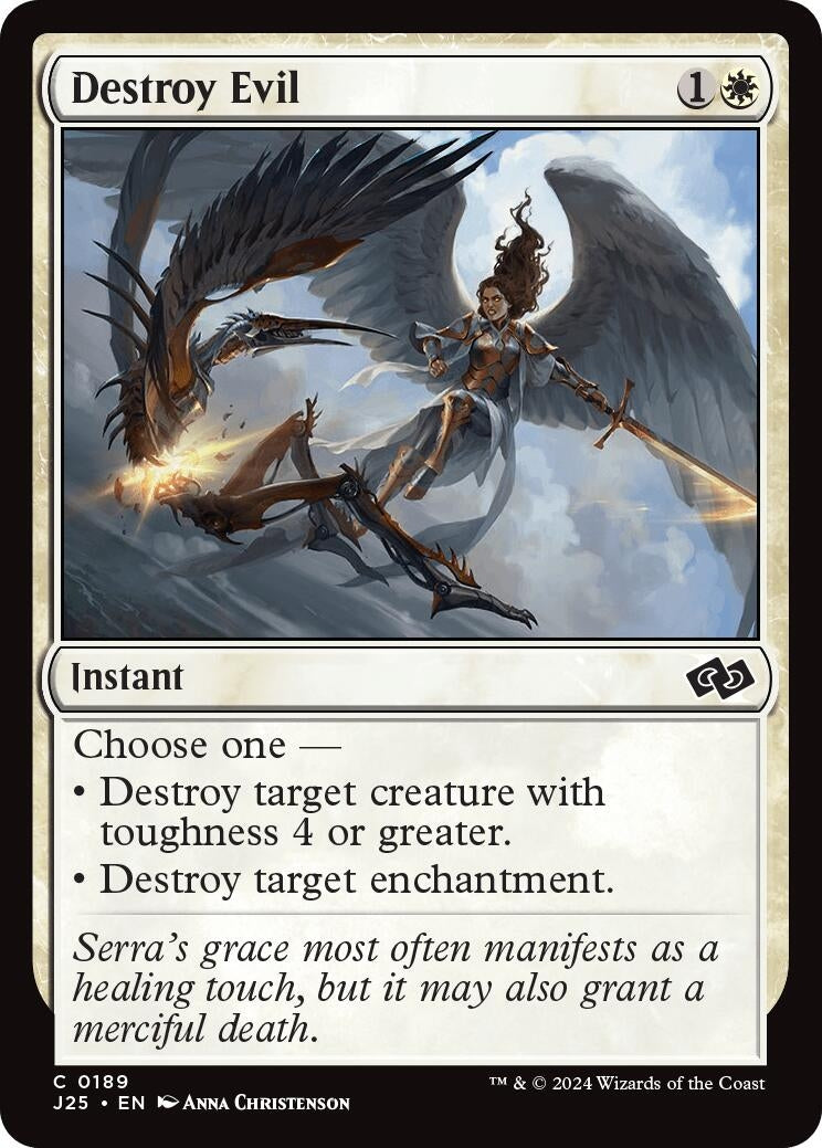 Image for Destroy Evil (189) (J25) - Magic: The Gathering