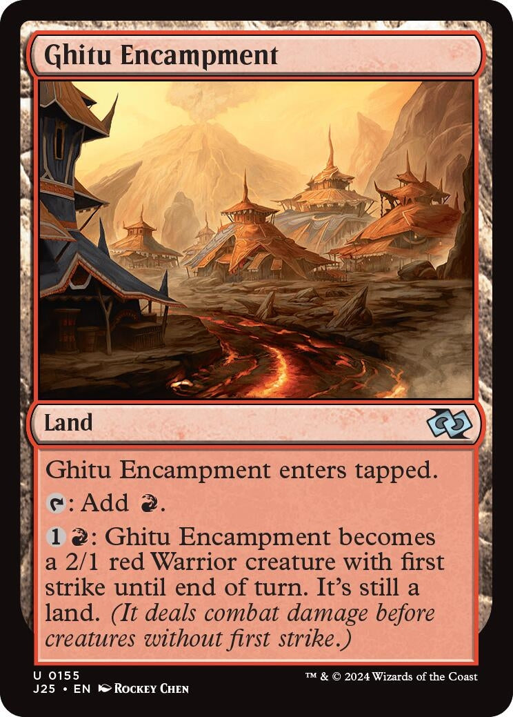 Image for Ghitu Encampment (155) (J25) - Magic: The Gathering