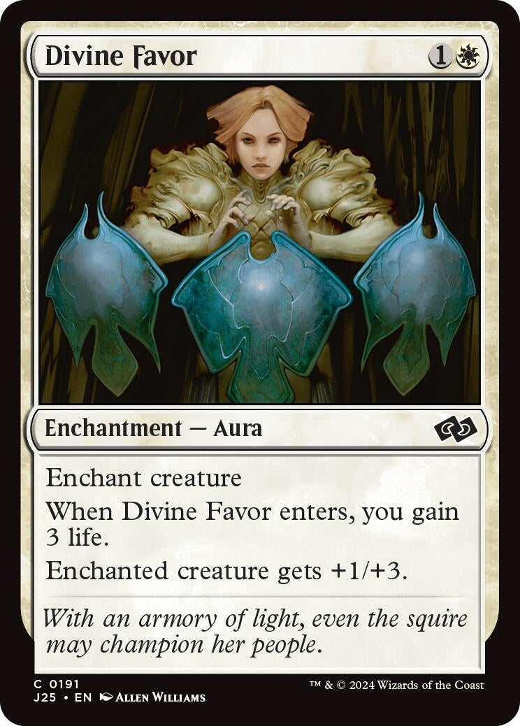 Image for Divine Favor (191) (J25) - Magic: The Gathering