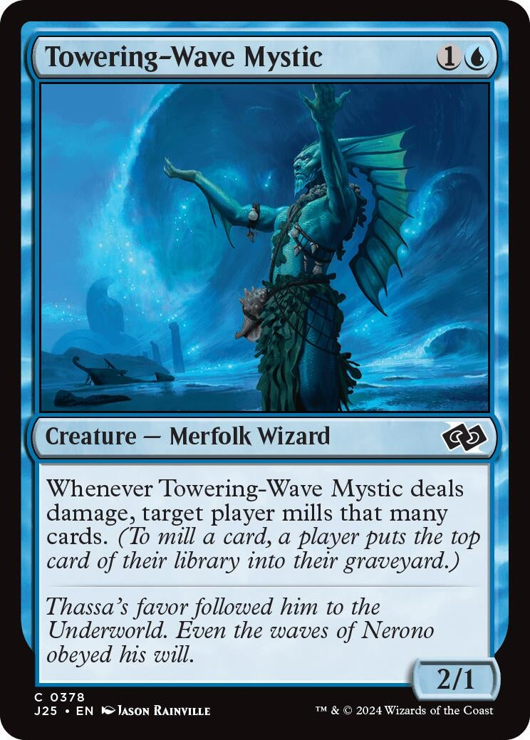 Image for Towering-Wave Mystic (378) (J25) - Magic: The Gathering