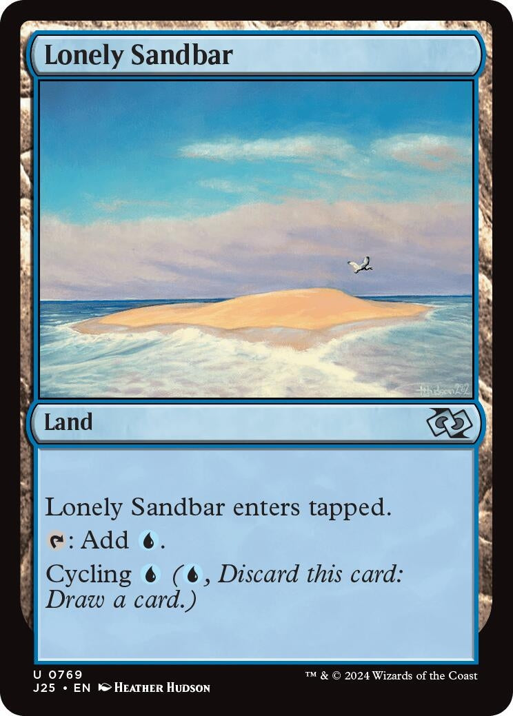 Image for Lonely Sandbar (769) (J25) - Magic: The Gathering