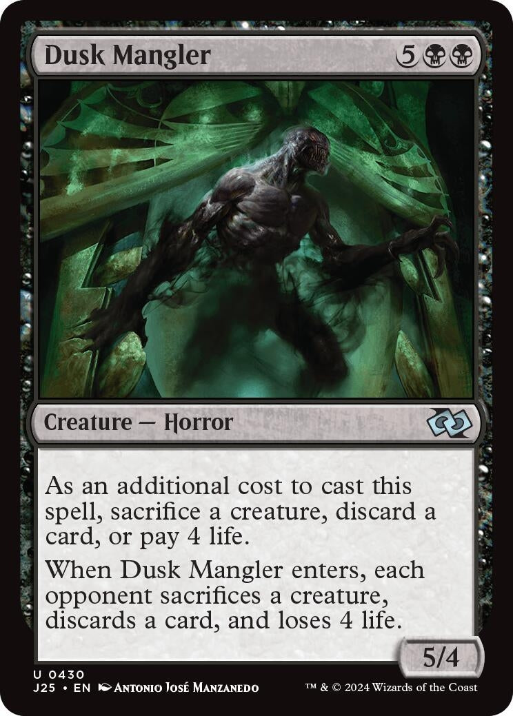 Image for Dusk Mangler (430) (J25) - Magic: The Gathering