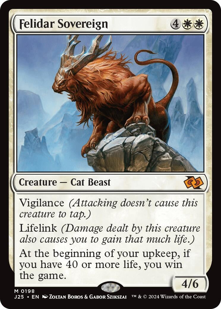 Image for Felidar Sovereign (198) (J25) - Magic: The Gathering