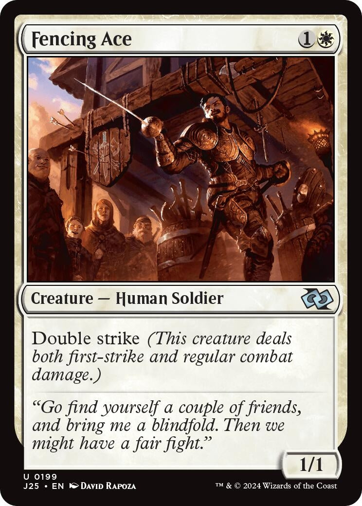 Image for Fencing Ace (199) (J25) - Magic: The Gathering