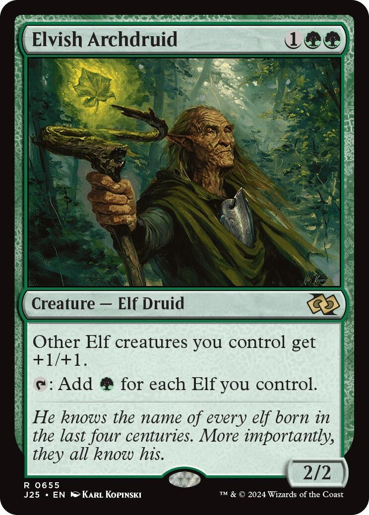 Image for Elvish Archdruid (655) (J25) - Magic: The Gathering
