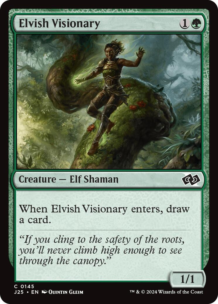 Image for Elvish Visionary (145) (J25) - Magic: The Gathering