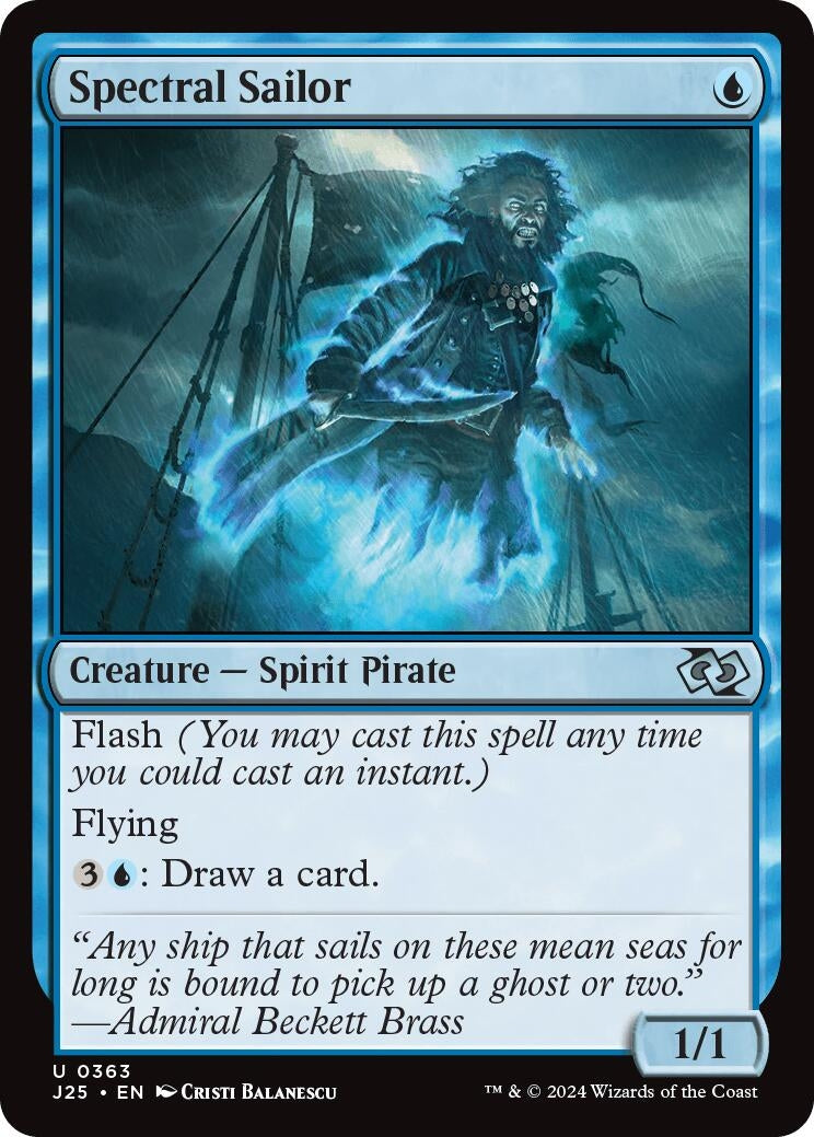 Image for Spectral Sailor (363) (J25) - Magic: The Gathering