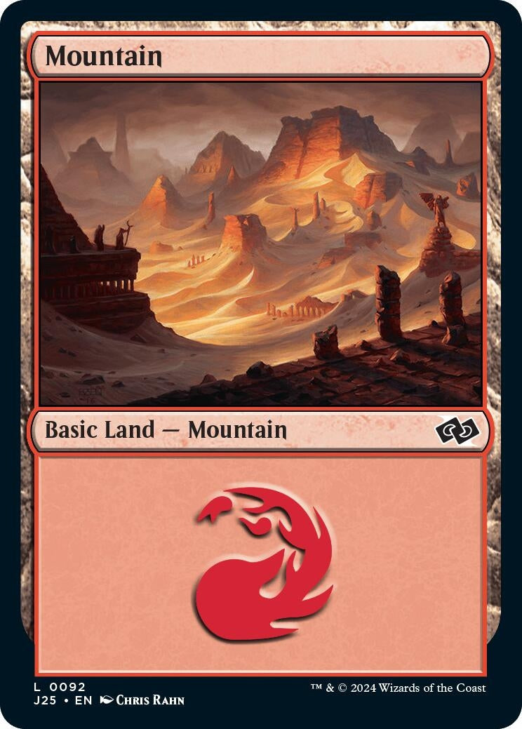 Image for Mountain (0092) (92) (J25) - Magic: The Gathering