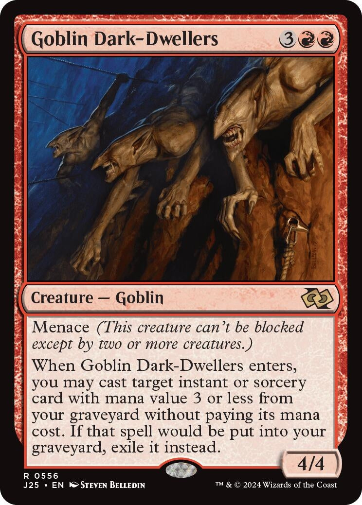 Image for Goblin Dark-Dwellers (556) (J25) - Magic: The Gathering
