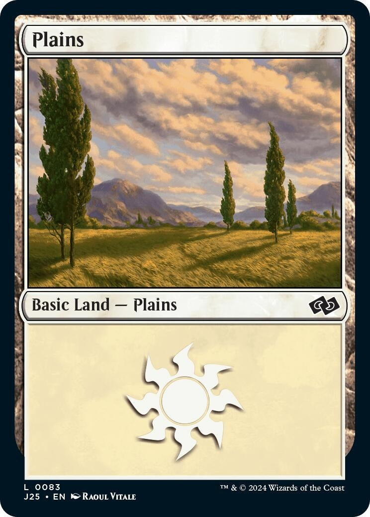 Image for Plains (0083) (83) (J25) - Magic: The Gathering