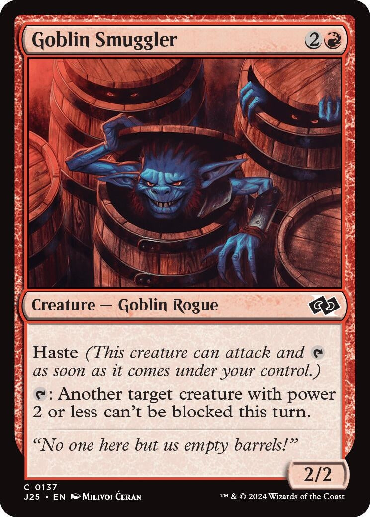 Image for Goblin Smuggler (137) (J25) - Magic: The Gathering