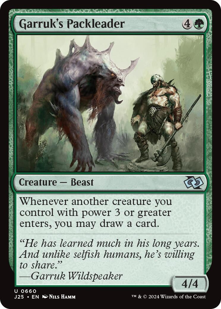 Image for Garruk's Packleader (660) (J25) - Magic: The Gathering