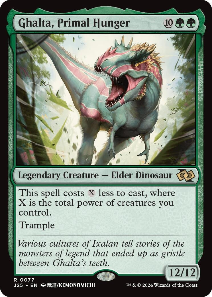 Image for Ghalta, Primal Hunger (Anime) (77) (J25) - Magic: The Gathering