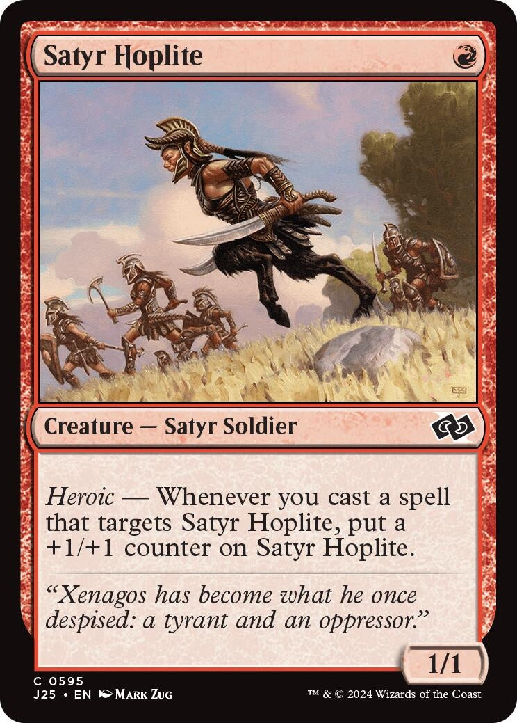 Image for Satyr Hoplite (595) (J25) - Magic: The Gathering
