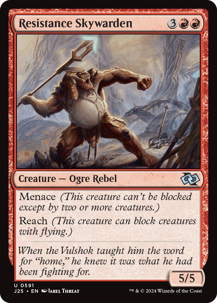 Image for Resistance Skywarden (591) (J25) - Magic: The Gathering