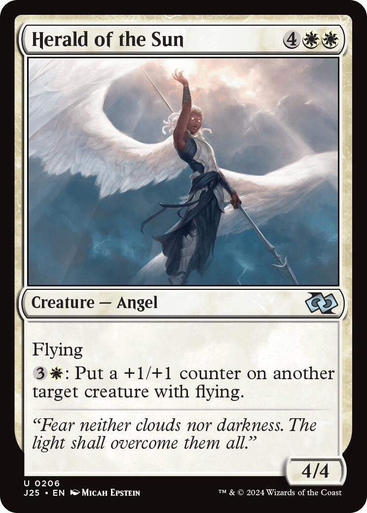 Image for Herald of the Sun (206) (J25) - Magic: The Gathering