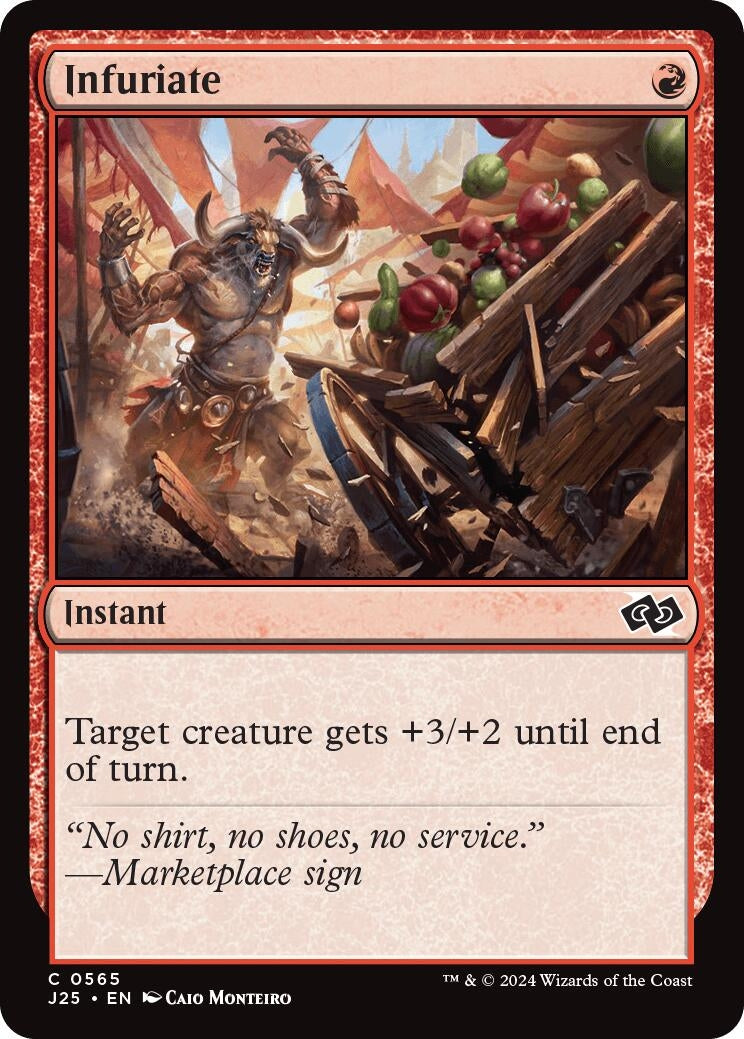 Image for Infuriate (565) (J25) - Magic: The Gathering