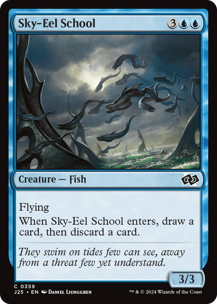Image for Sky-Eel School (359) (J25) - Magic: The Gathering