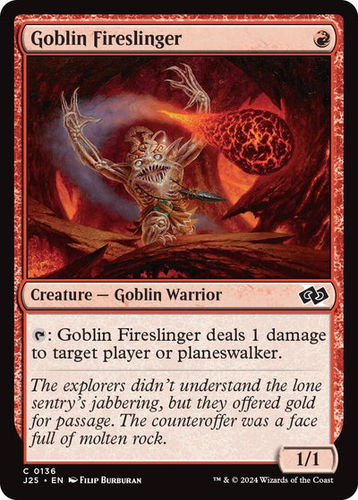 Goblin Fireslinger (136) (J25)