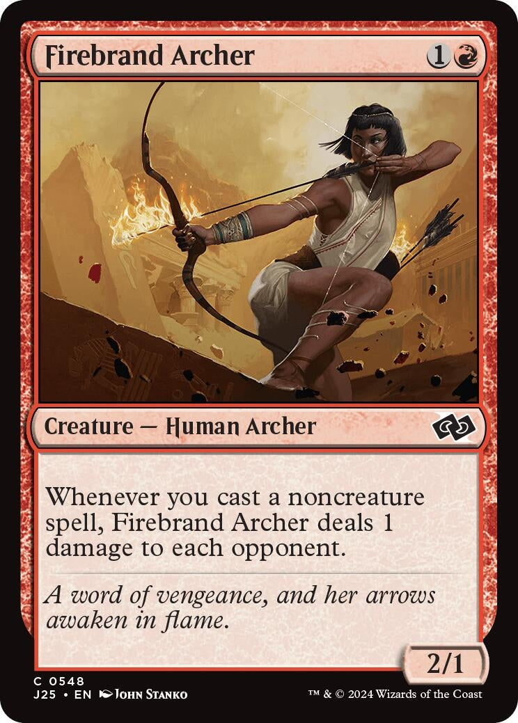 Image for Firebrand Archer (548) (J25) - Magic: The Gathering