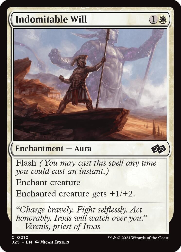 Image for Indomitable Will (210) (J25) - Magic: The Gathering