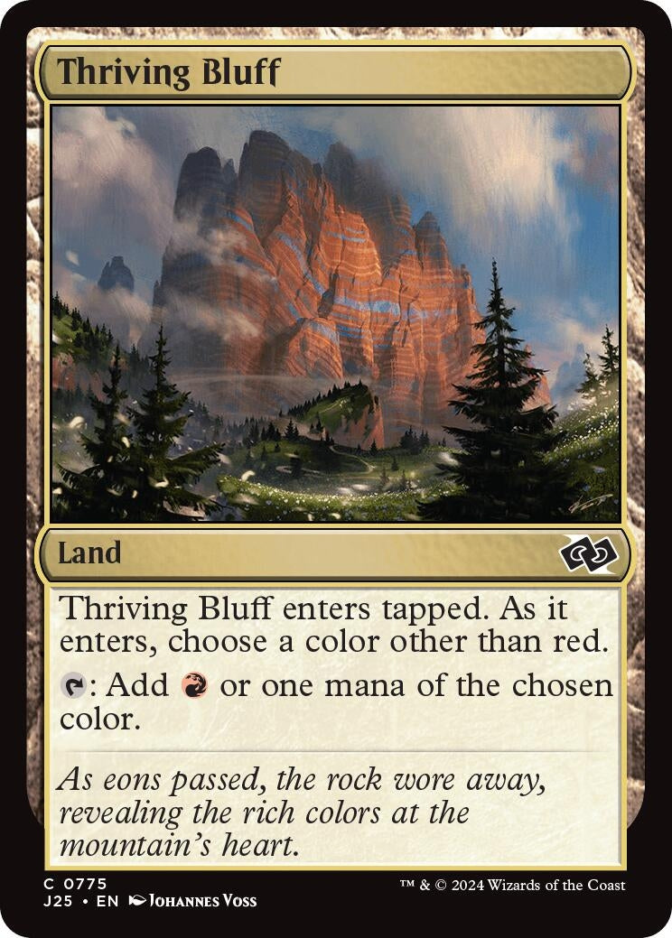 Image for Thriving Bluff (775) (J25) - Magic: The Gathering