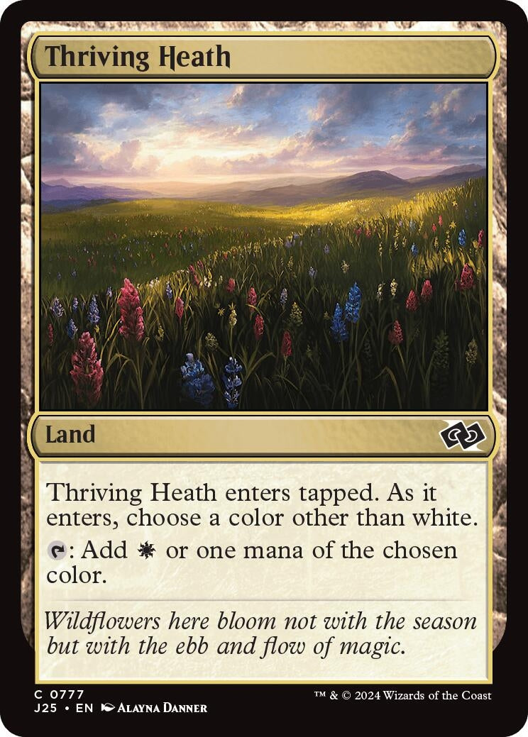 Image for Thriving Heath (777) (J25) - Magic: The Gathering