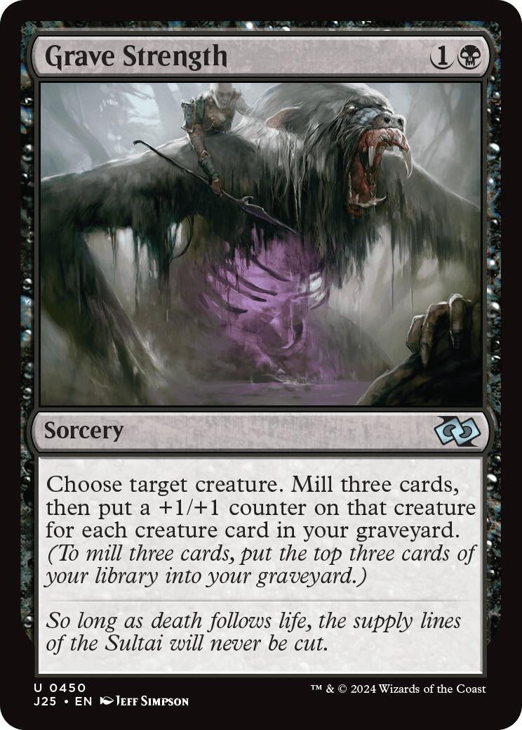 Image for Grave Strength (450) (J25) - Magic: The Gathering