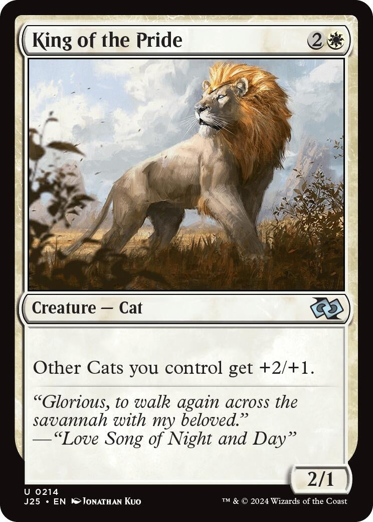 Image for King of the Pride (214) (J25) - Magic: The Gathering